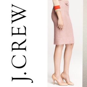 JCrew Pink Wool Knit Skirt